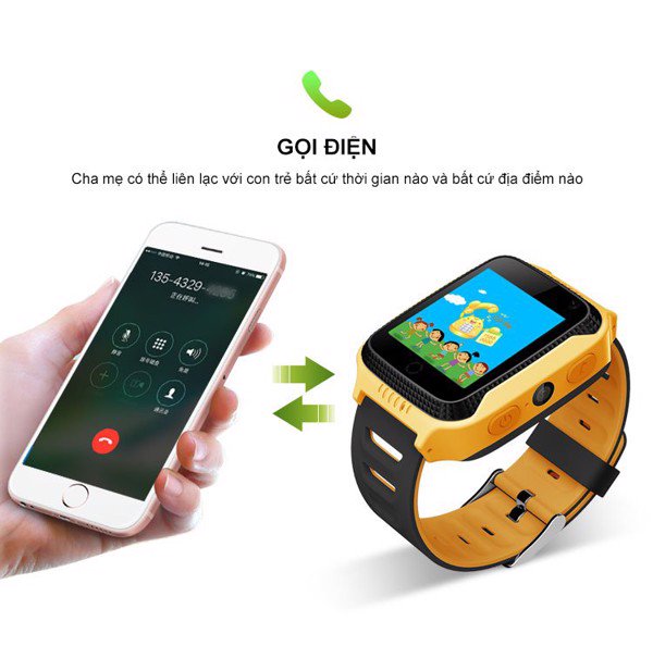 Đồng hồ định vị trẻ em GPS G900A thiết kế bắt mắt, hỗ trợ camera