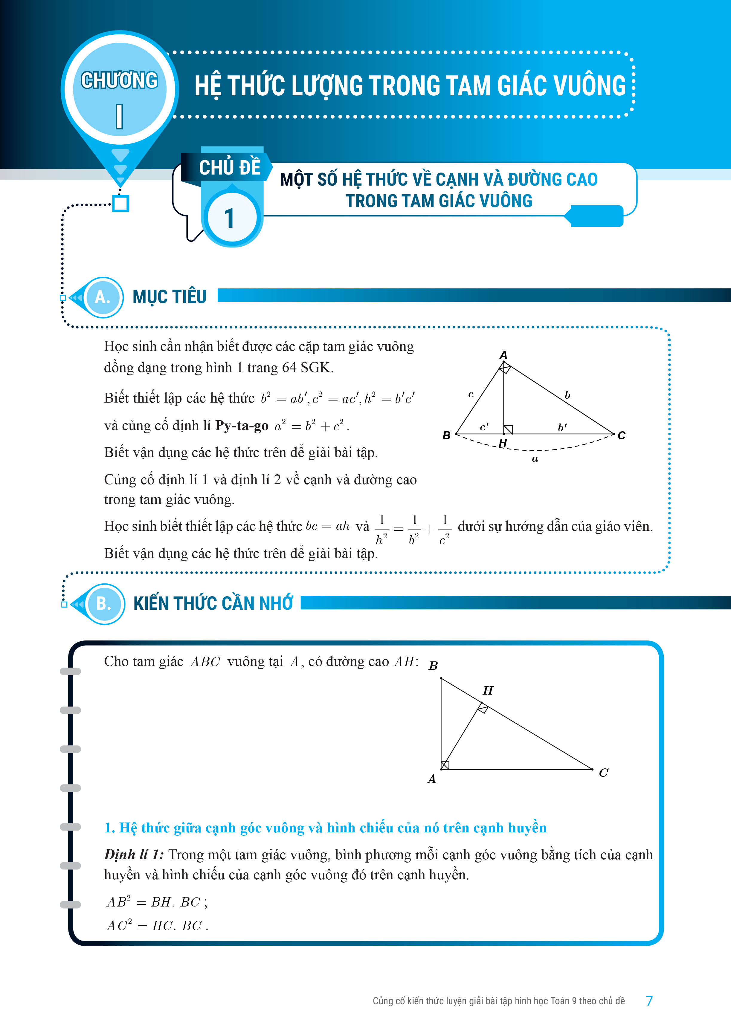 Củng Cố Kiến Thức Luyện Giải Bài Tập Hình Học Toán 9 (Theo Chủ Đề)