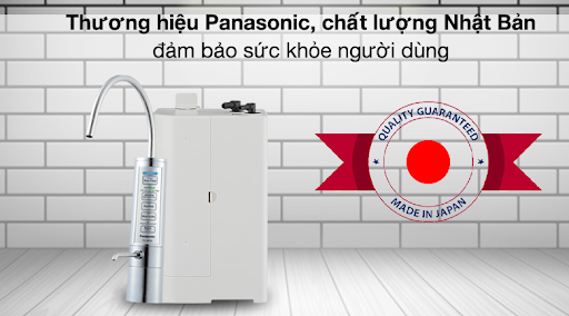 Máy lọc nước ion kiềm Panasonic TK - AB50 đạt các chứng nhận tiêu chuẩn chất lượng quốc tế đảm bảo an toàn sức khỏe người dùng