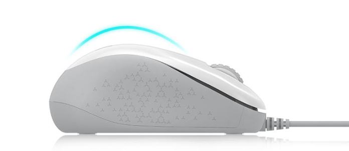 Chuột Dây Laptop, Notebook Fudder V10N - Trắng Xám