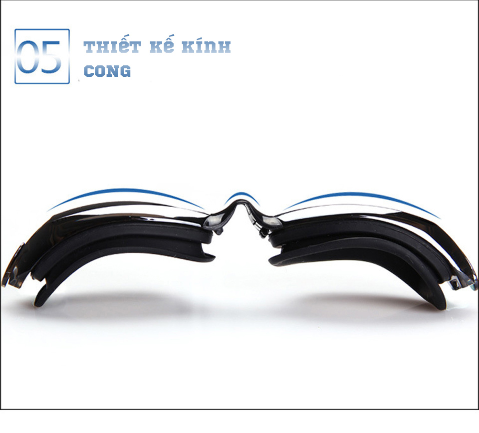 Kính Bơi Tráng Gương  kèm bịt tại cao cấp Cleacco chống sương mù , chống tia UV Hàng chính hãng - Tặng kèm nón bơi Silicon ( Màu ngẫu nhiên ) 