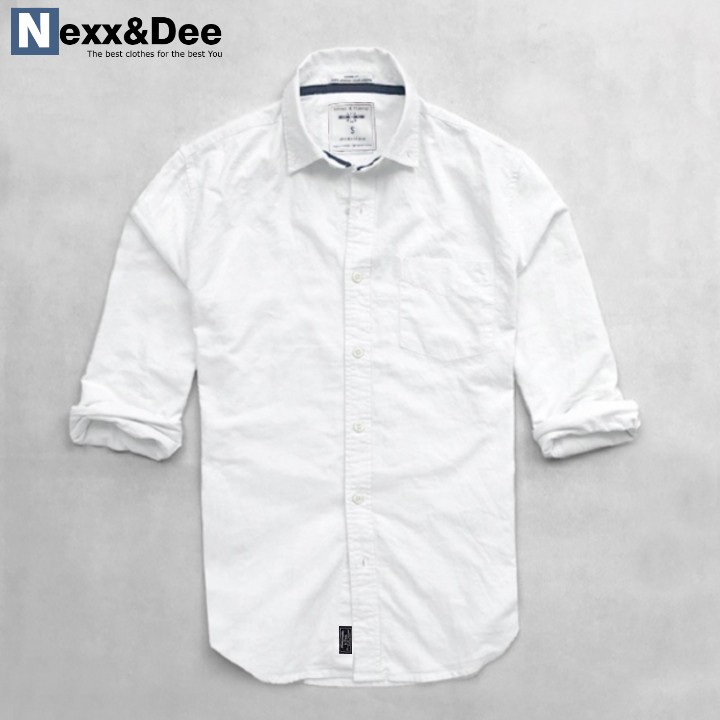 Mua Áo sơ mi nam tay dài trắng công sở vải oxford cao cấp ND02 - Xám - Size XL (75-82kg) tại Nexx & Dee Official Store Mua Áo Sơ Mi Nam Tay Dài Trắng Công Sở Vải Oxford Cao Cấp Nd02 - Xám - Size Xl (75-82Kg) Tại Nexx & Dee Official Store