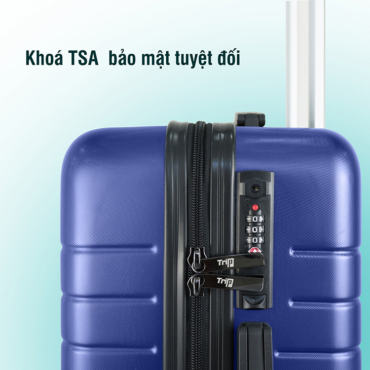 Vali Chống Trộm TRIP PC911 (Size 70cm) - Xanh Dương