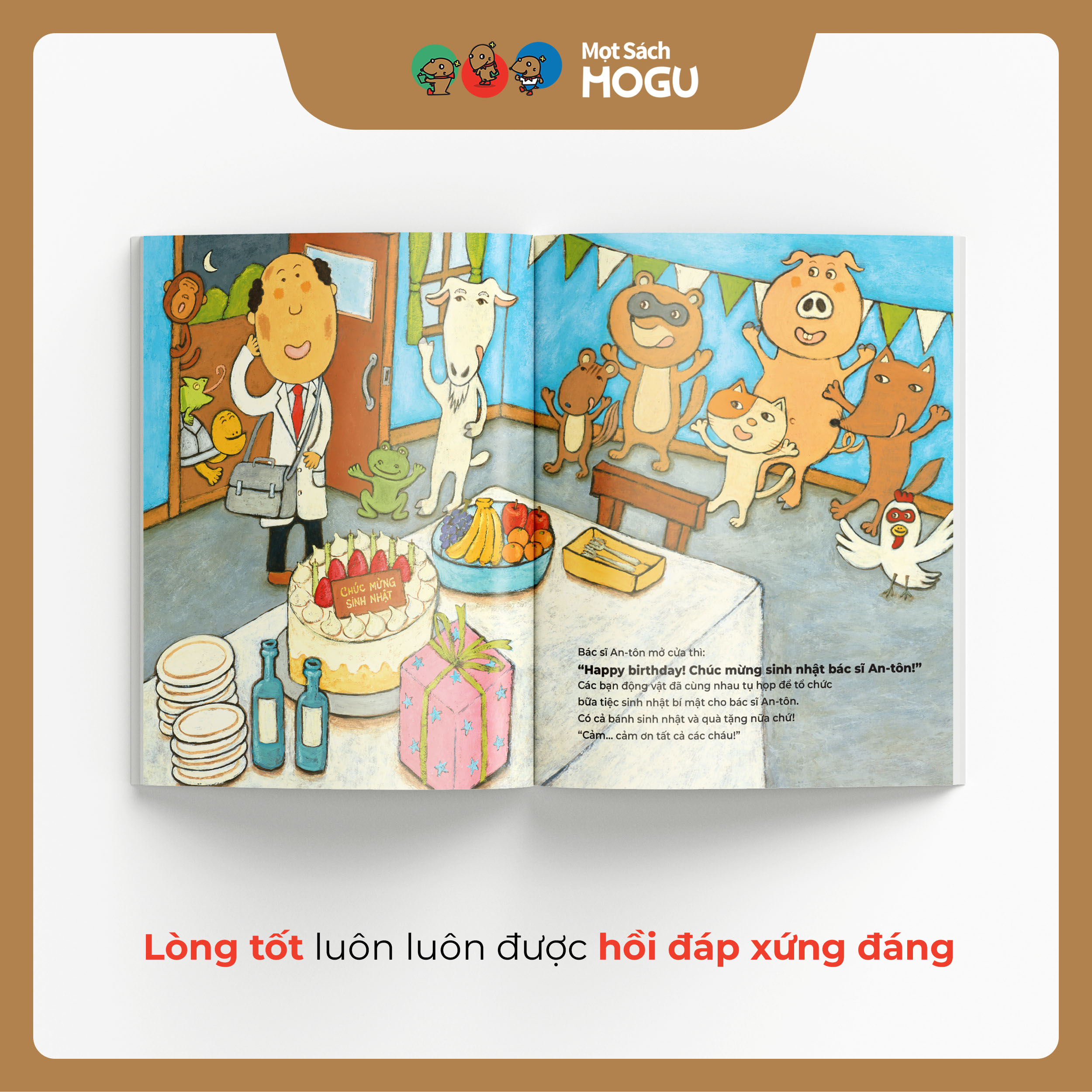 Truyện Ehon bé 3-4-5 tuổi - Bác sĩ Anton - Đi đâu thế?