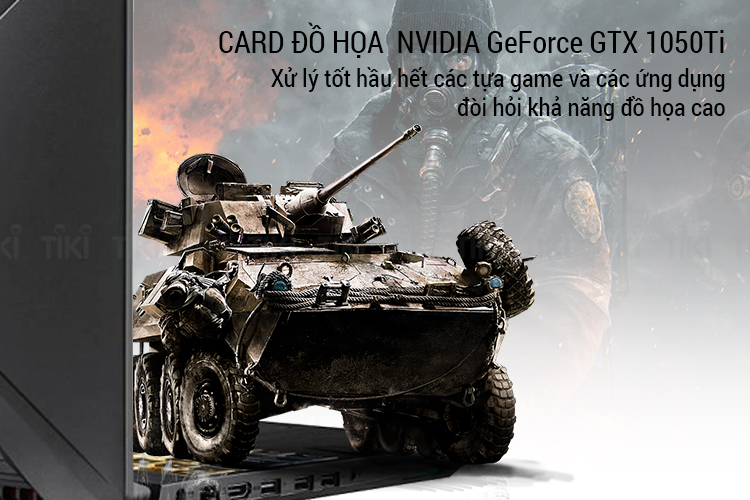 Laptop Asus TUF Gaming FX505GE-BQ049T Core i5-8300H/ Win10 (15.6 FHD IPS) - Hàng Chính Hãng