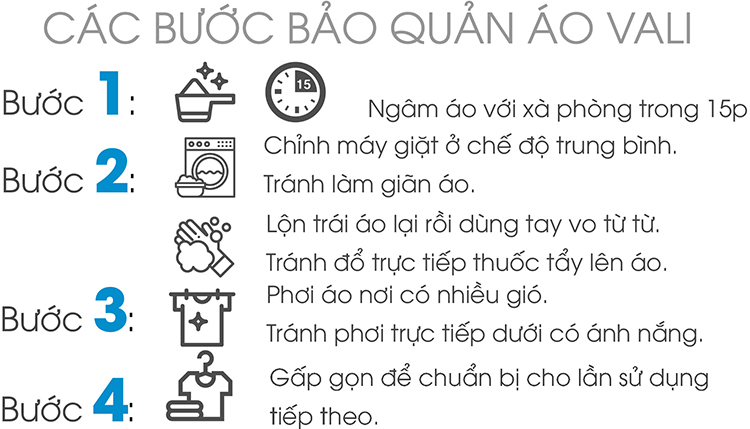 Áo Trùm Vali Thun 4 Chiều Trip Hello Spring ATHVHS