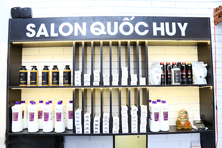 Trọn gói uốn, duỗi, nhuộm Salon Quốc Huy - Kéo Vàng Toàn Quốc
