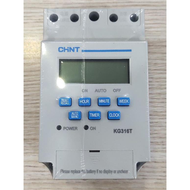 Chint Bộ hẹn giờ timer thời gian thực KG316T Chint (hàng chính hãng)