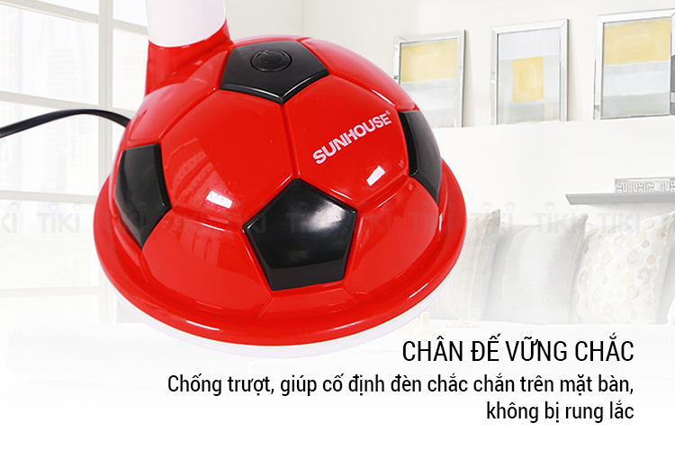 Đèn Bàn Sunhouse SHE-04S Kèm Bóng Đèn SHE-LEDA60AL-A6W.W