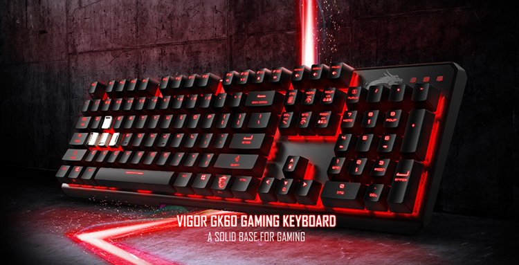 Bàn phím Gaming MSI Vigor GK60 - Hàng Chính Hãng