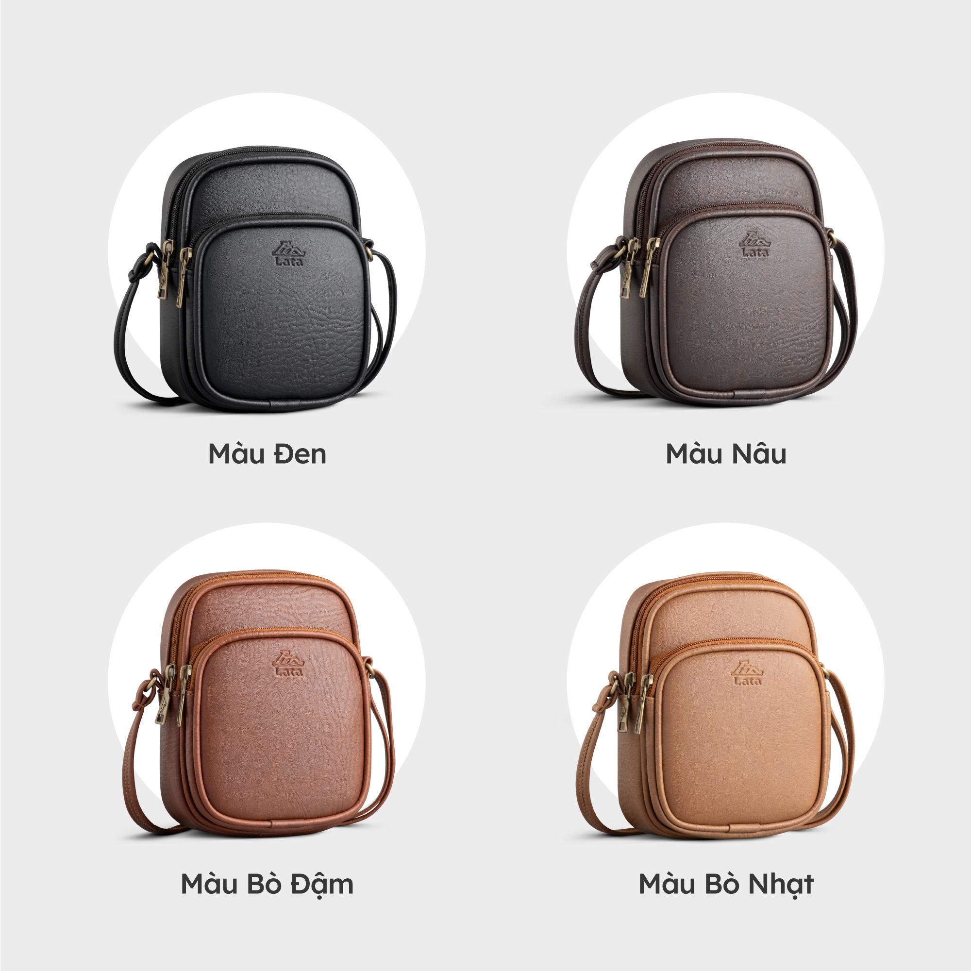 Túi Lata ( Thời trang nữ đựng điện thoại mini - Túi đeo chéo da HN117 )