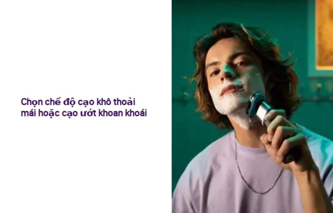 Máy cạo râu khô và ướt Philips X5006,  bảo hành  2 năm, Hàng chính hãng