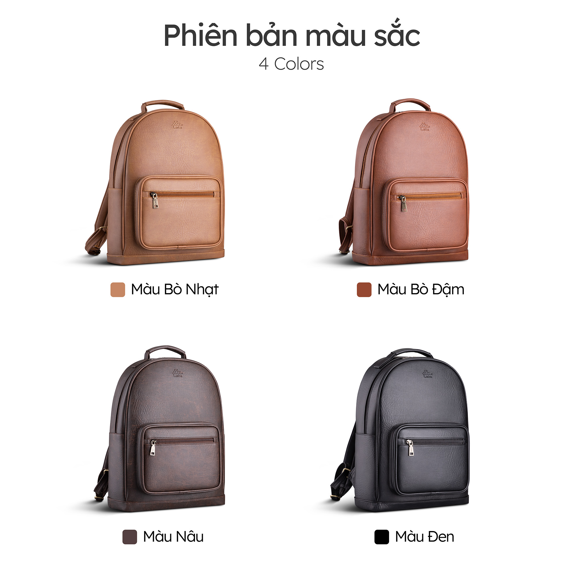 Balo Lata ( Thời trang nam công sở cỡ lớn - Balo da BAL68 )
