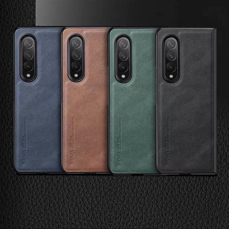 Ốp lưng da cho SamSung Galaxy Z Fold3 5G chính hãng X-level - Hàng chính hãng