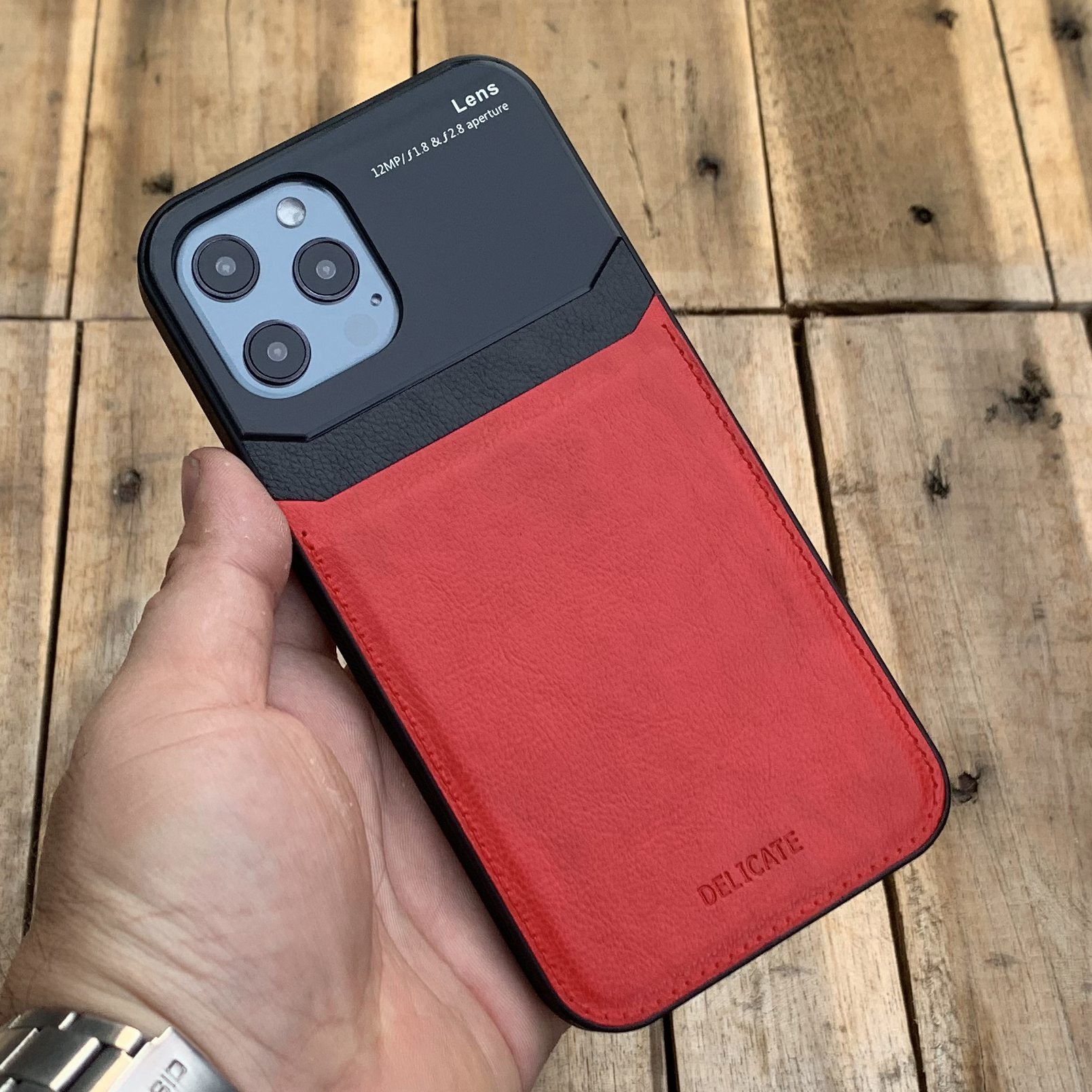 Ốp lưng da kính cao cấp dành cho iPhone 12 Mini / 12 / 12 Pro / 12 Pro Max - Hàng chính hãng