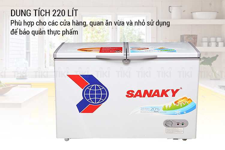 Tủ Đông Sanaky VH-2899A1 (220L) - Hàng Chính Hãng