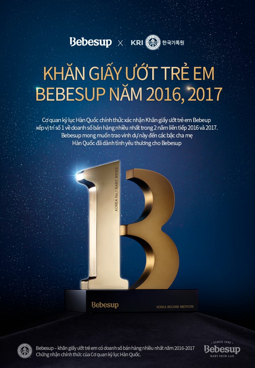 Khăn giấy ướt trẻ em Bebesup Light 80 