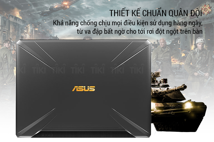 Laptop Asus TUF Gaming FX505GE-BQ049T Core i5-8300H/ Win10 (15.6 FHD IPS) - Hàng Chính Hãng