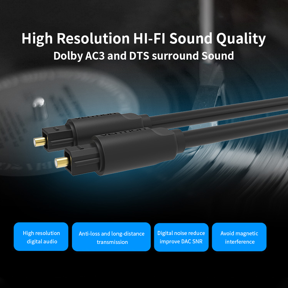 Cáp Quang Âm Thanh Kỹ Thuật Số Vention