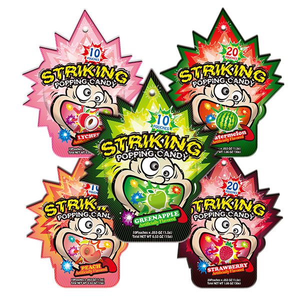 kẹo nổ striking popping candy 15g