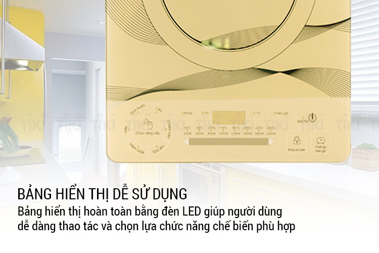 Bếp Điện Từ Cảm Ứng Sunhouse SHD6866 (2200W) - Kèm Nồi Lẩu - Hàng Chính Hãng