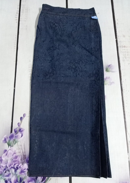 Váy chống nắng Jean Trơn Hoa văn Cao cấp