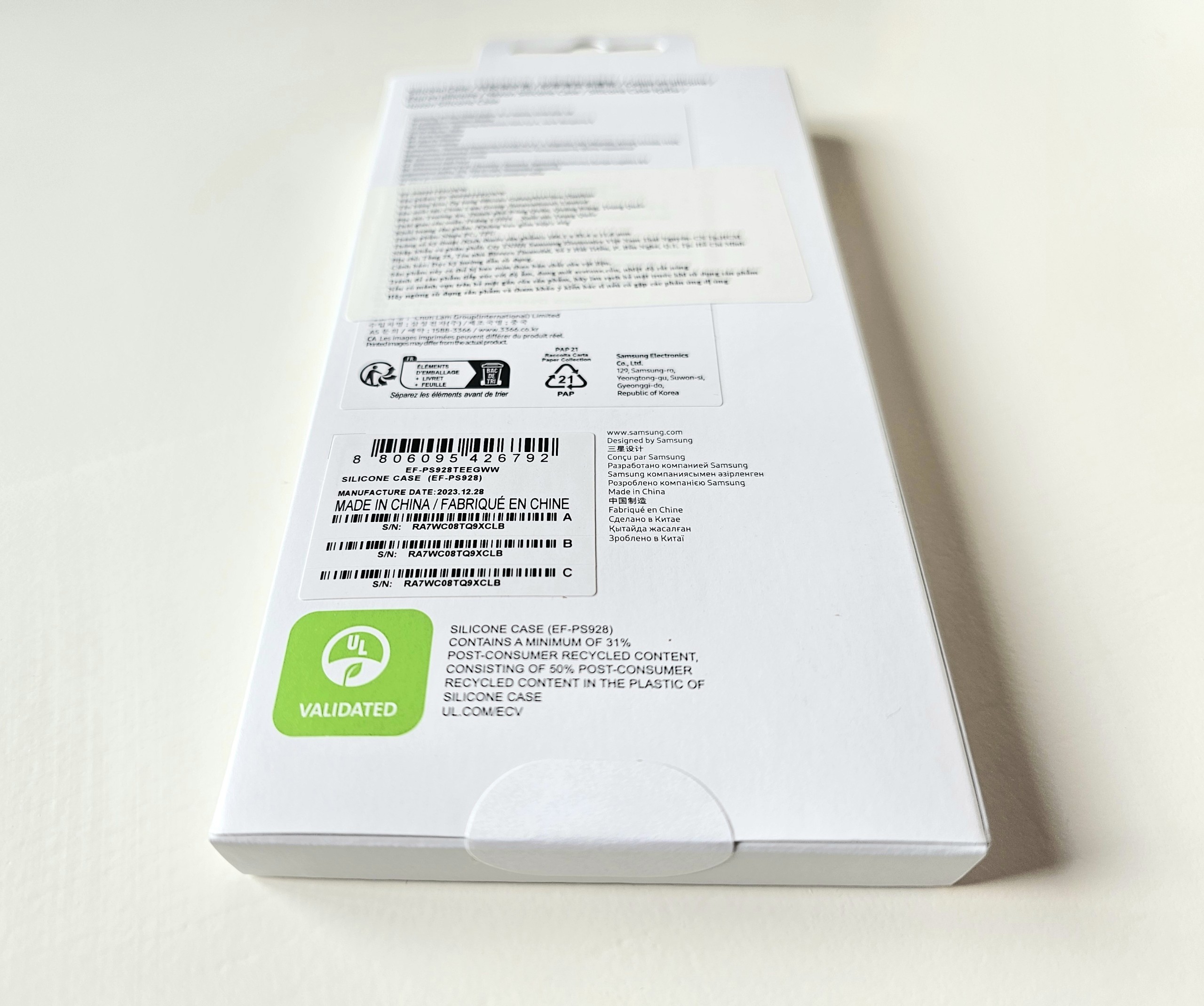 Ốp lưng Silicone cho Samsung Galaxy S24 Ultra (EF-PS928) - Hàng Chính Hãng
