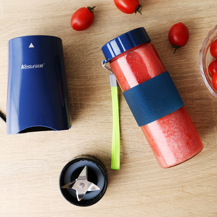 Kesun (Jes-JZ-GZ08) mini food machine juicer juice milkshake food supplement stirring portable accompanying glass body