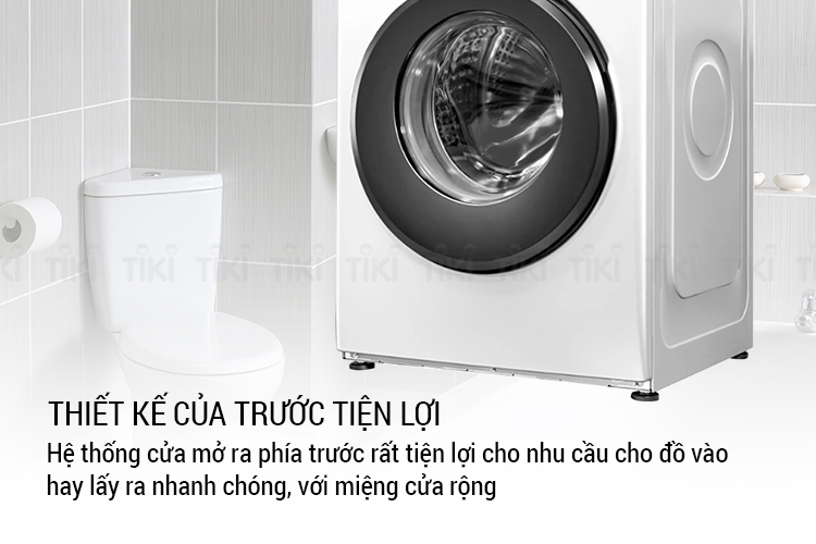 Máy Giặt Cửa Trước Whirlpool WFRB802AHW (8kg) Hàng chính hãng Máy