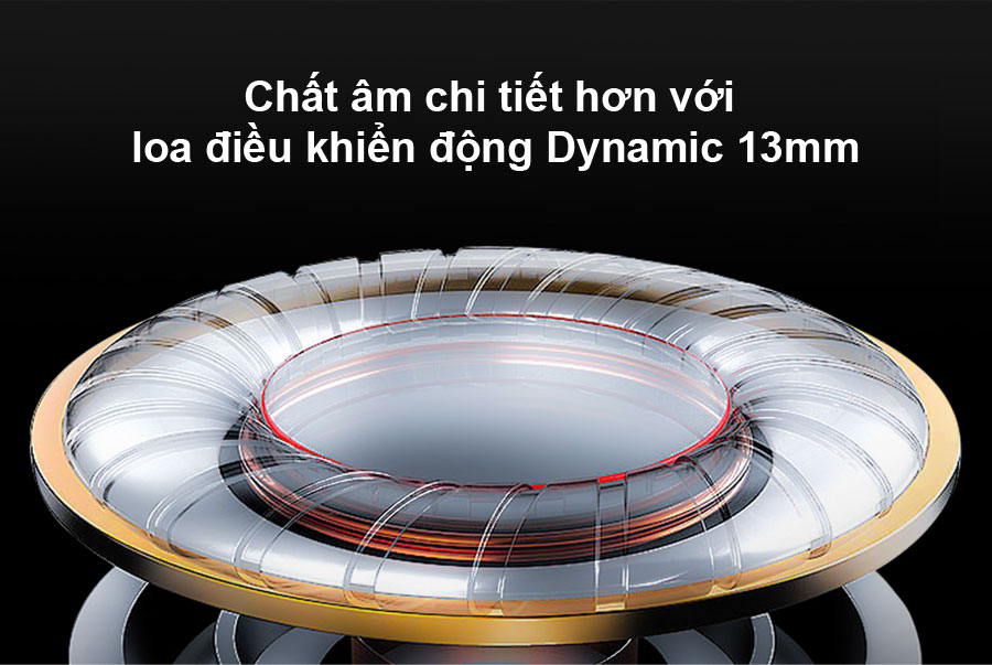 Tai nghe không dây myALO X-One được trang bị bộ xử lý âm thanh Jerry AD6973D4 và loa Dynamic 13mm