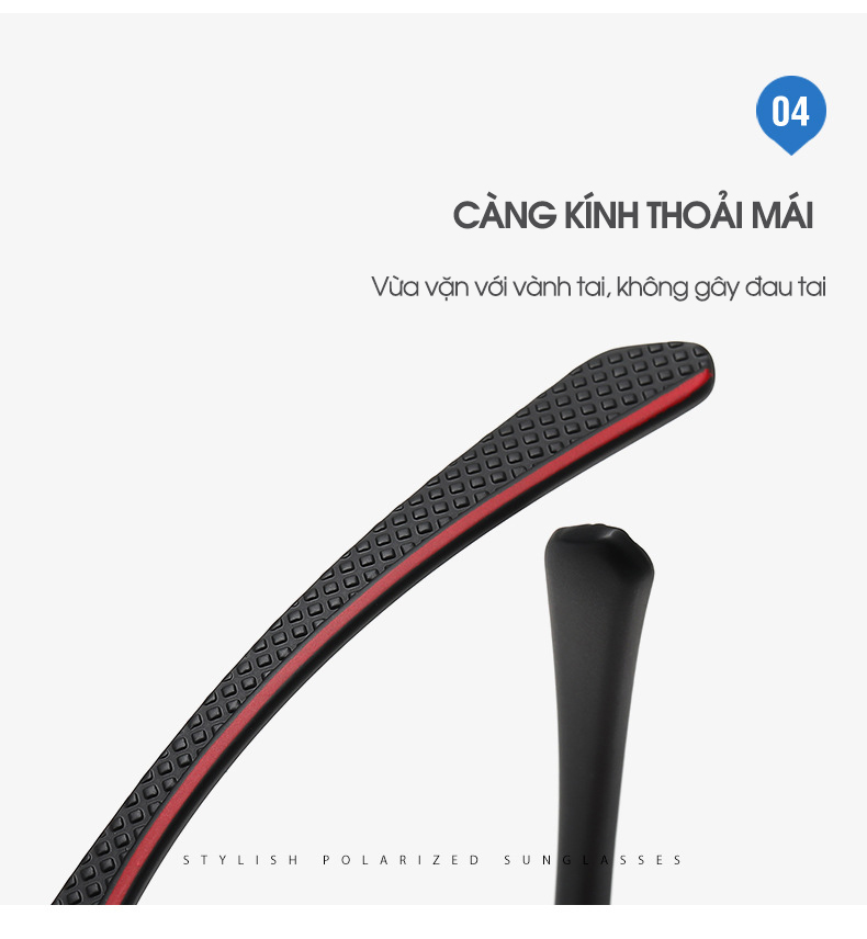 Kính Râm Nam Chống Tia UV, Kính Mát Nam Vuông Dáng Thể Thao, Kính Đổi Màu Đi Ngày Đêm AK048- Aoron