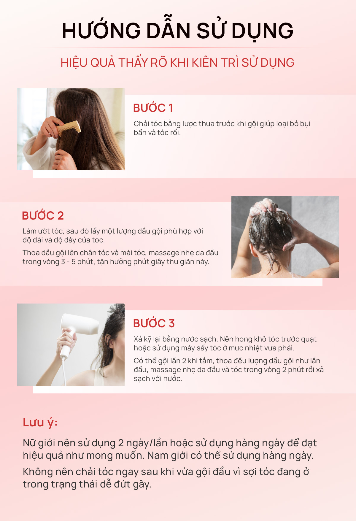 Dầu gội thảo dược Fresh Shampoo giảm rụng tóc, giảm gàu, nuôi dưỡng tóc mềm mượt và chắc khỏe từ gốc 500ml