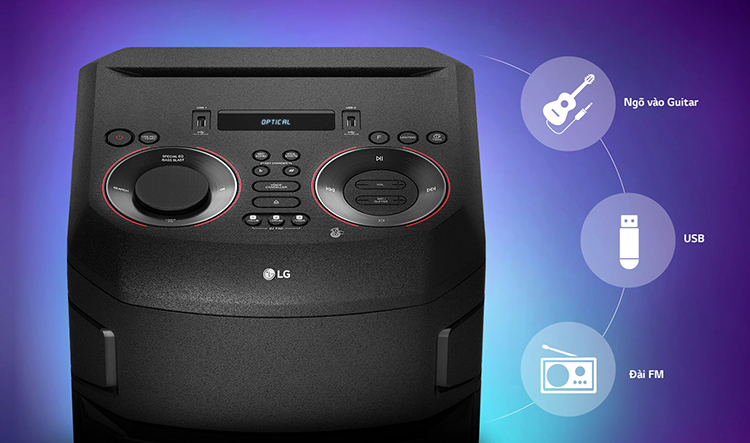 Loa Kéo Bluetooth LG XBOOM RN5 - Hàng Chính Hãng