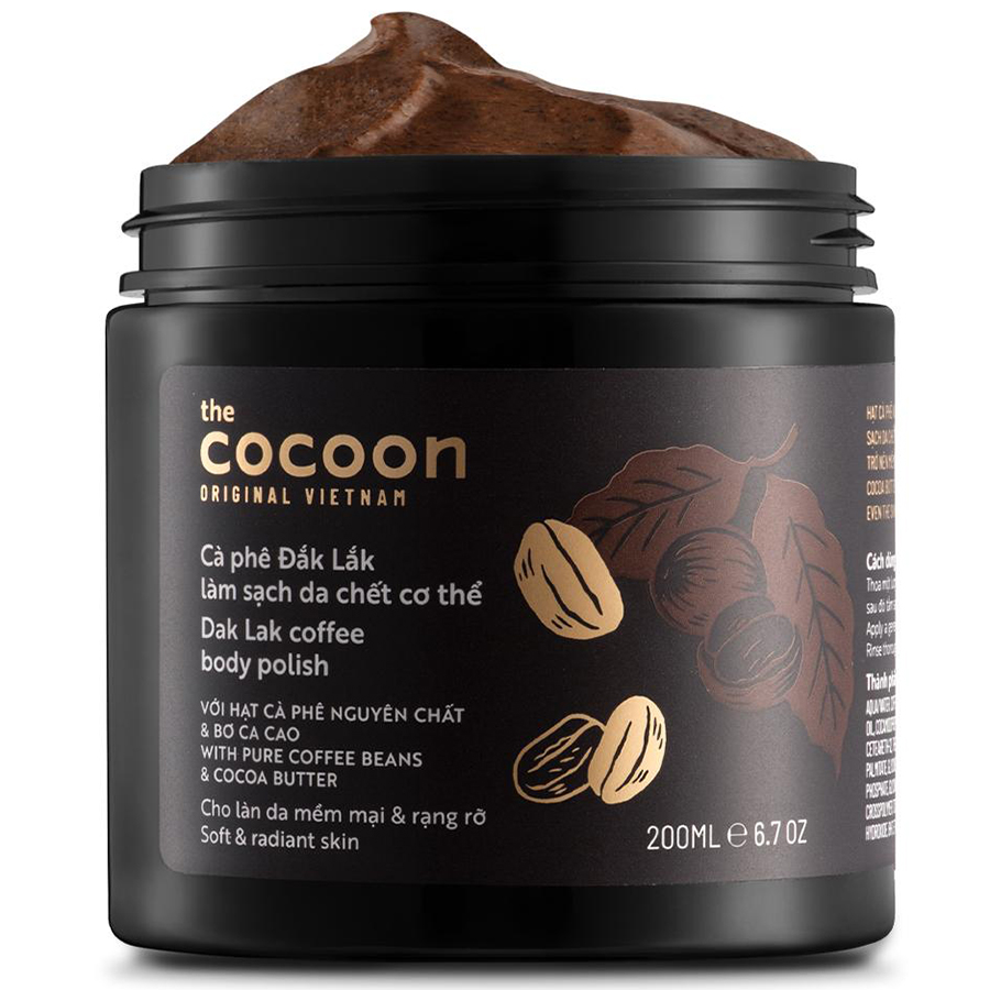 Tẩy Da Chết Cà Phê Đăk Lăk Cocoon 200Ml