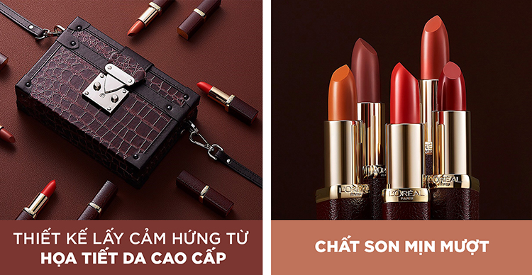Hộp Quà Son Luxe Leather L'Oreal Paris (3.7g)