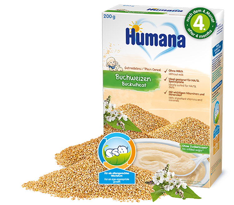 Bột Dinh Dưỡng Ăn Dặm Humana Kiều Mạch (200g)