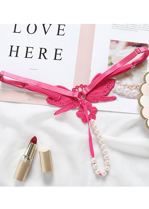 Quần chip nữ kiểu dáng lọt khe tam giác sexy - Màu hồng đậm