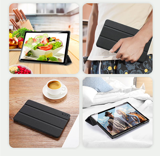 Bao da cho Samsung Galaxy Tab A9 2023 chính hãng Dux Ducis Domo - Hàng chính hãng 