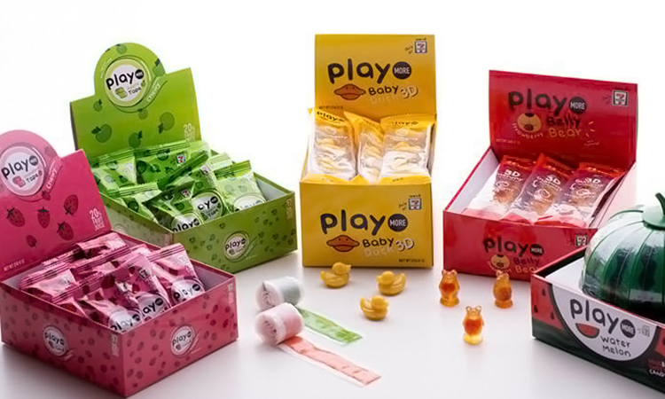 Kẹo Dẻo Cuộn Playmore Vị Cola (21g)