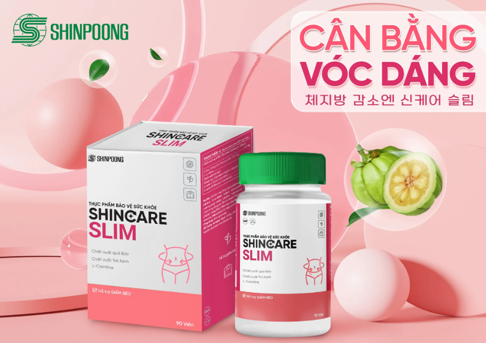 [Hộp 30 Viên] Viên uống Shincare Slim - Hỗ trợ giảm hấp thu chất béo, kiểm soát cân nặng, thon dáng - SHINPOONG PHARMA