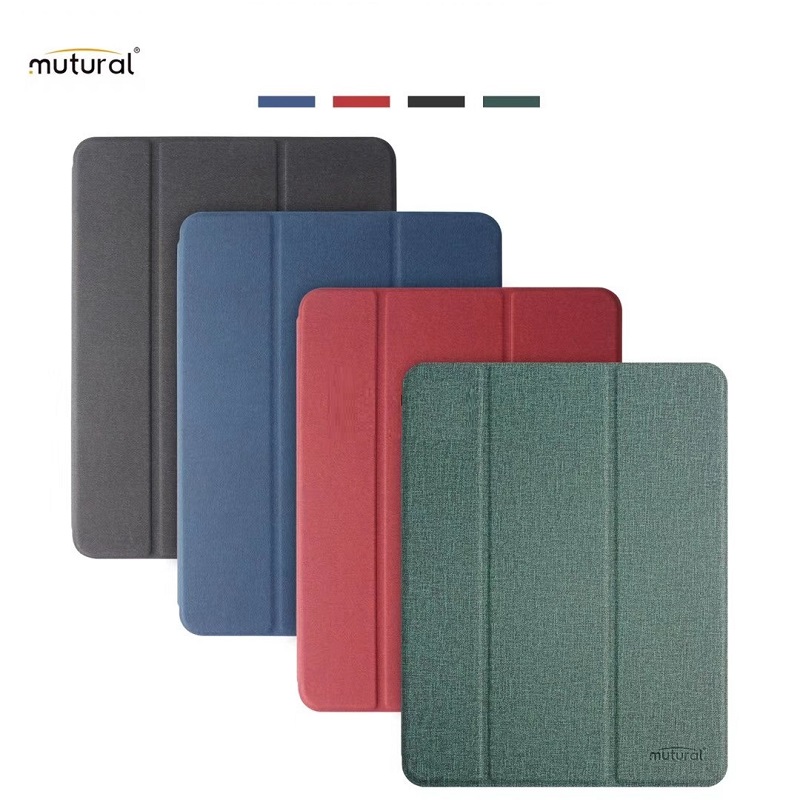 Bao da iPad Pro 12.9 2021 M1 chính hãng Mutural chống sốc - Hàng nhập khẩu ( Tặng kèm kính cường lực Nillkin )