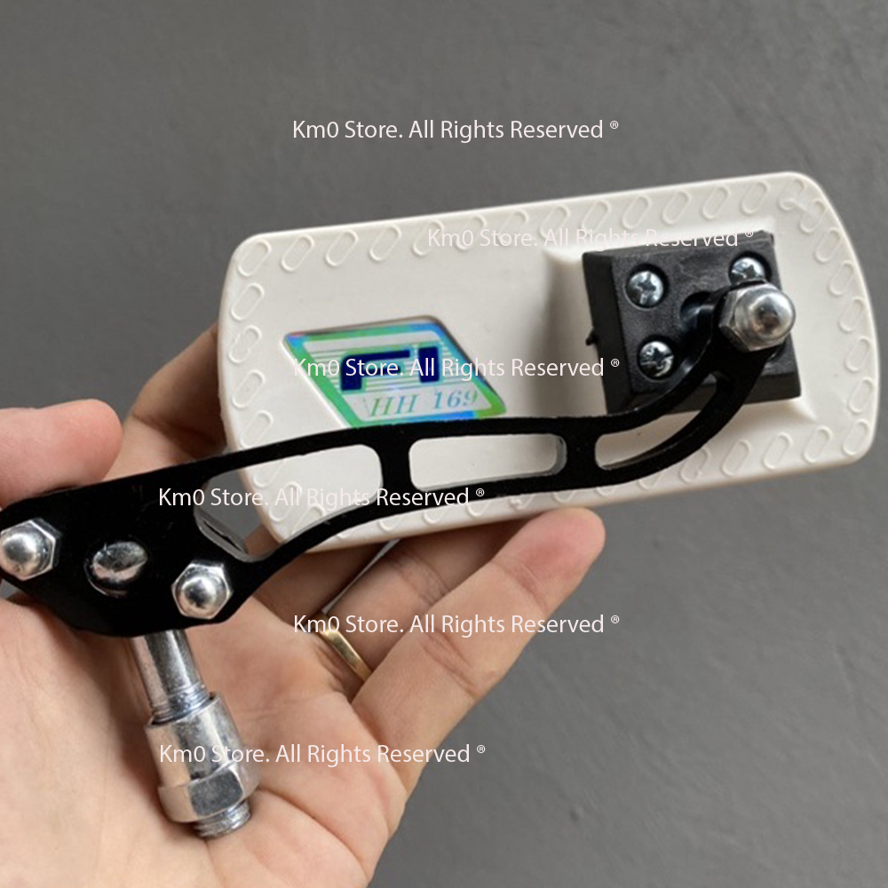 01 Kính Chiếu Hậu HÌNH CHỮ NHẬT Gắng Xe Máy