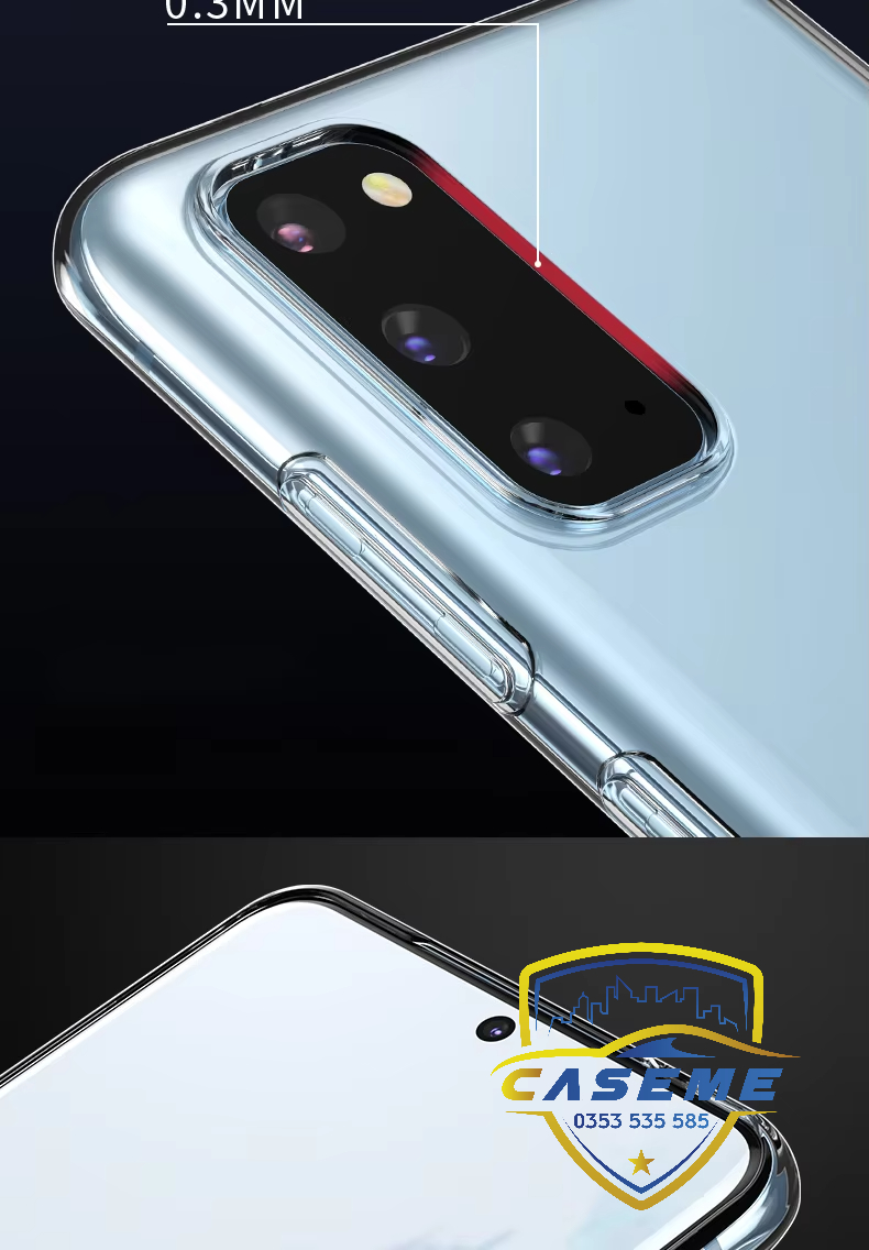 Ốp lưng dành cho Samsung Galaxy A51 dẻo trong suốt, dày dặn, chống sốc cao cấp - Hàng nhập khẩu