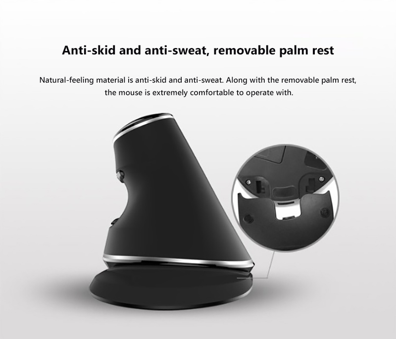 Chuột Dọc Văn Phòng Không Dây Delux M618 Plus - Nhiều Màu