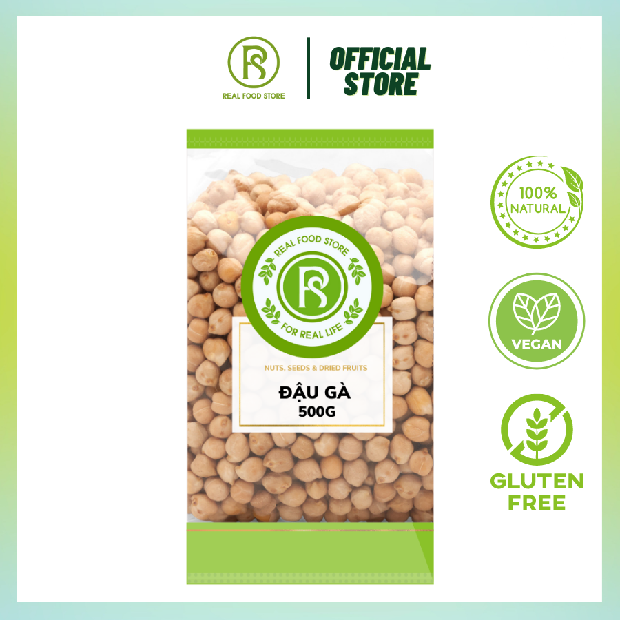 Đậu Gà Trắng Real Food Làm Salad, Hầm & Nấu Ăn Giàu Protein & Chất Xơ
