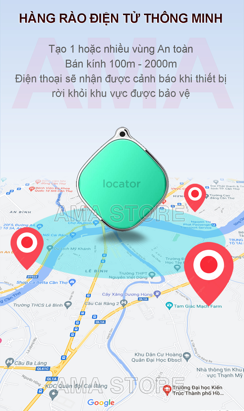 Th.iết bị Định vị GPS A9 mini Thiết kế Nhỏ gọn Theo dõi Hàng hóa, Trẻ em, Người già, Xe hơi, Thú cưng Hàng nhập khẩu