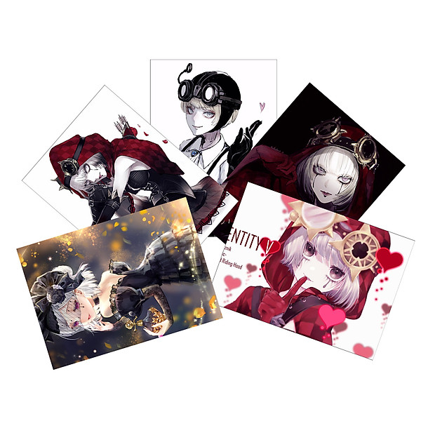 SET 3 Tranh Poster Identity V A4 21cmx30cm nhóm và nhân vật 