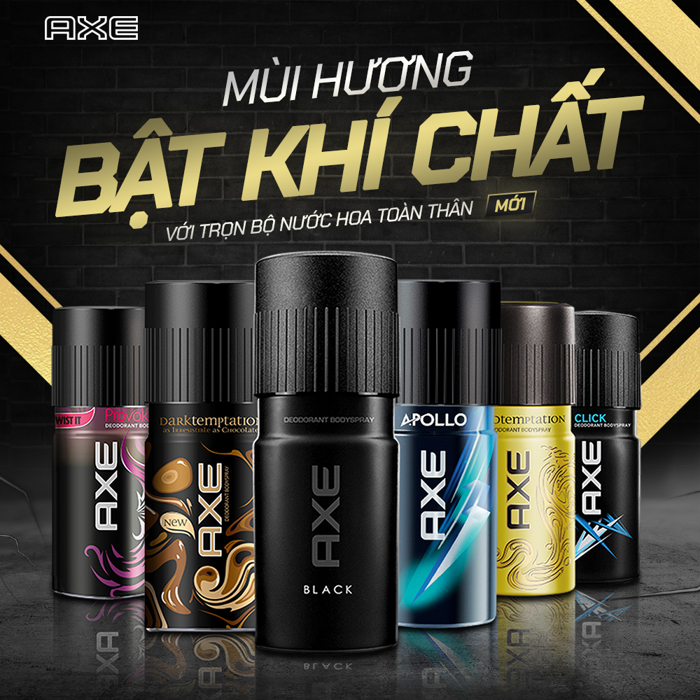 Xịt Ngăn Mùi Toàn Thân AXE Click (150ml)