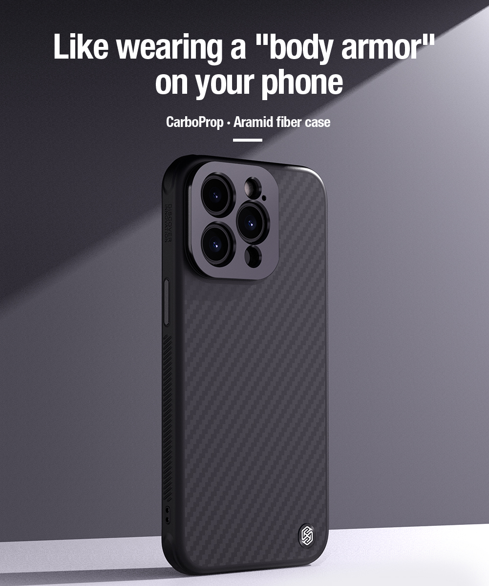 Ốp Lưng Nillkin CarboProp Magnetic Case Cho iPhone 15 Pro Max - Hàng Chính Hãng