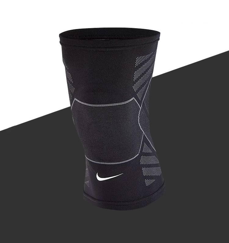 NIKE Nike Knitted Kneepad Basketball Badminton Knee Protection Set Running Fitness Equipment Men and women Nursing Knee Set NMS76031 XL